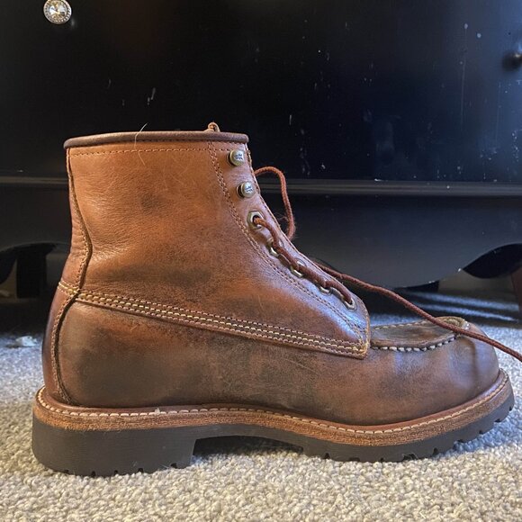 Vintage Frye Worn Brown Boots - Picture 5 of 5
